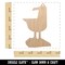 Cute Seagull Bird on Rock Unfinished Craft Wood Holiday Christmas Tree DIY Pre-Drilled Ornament